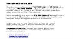 Desktop Screenshot of everybookinchina.com